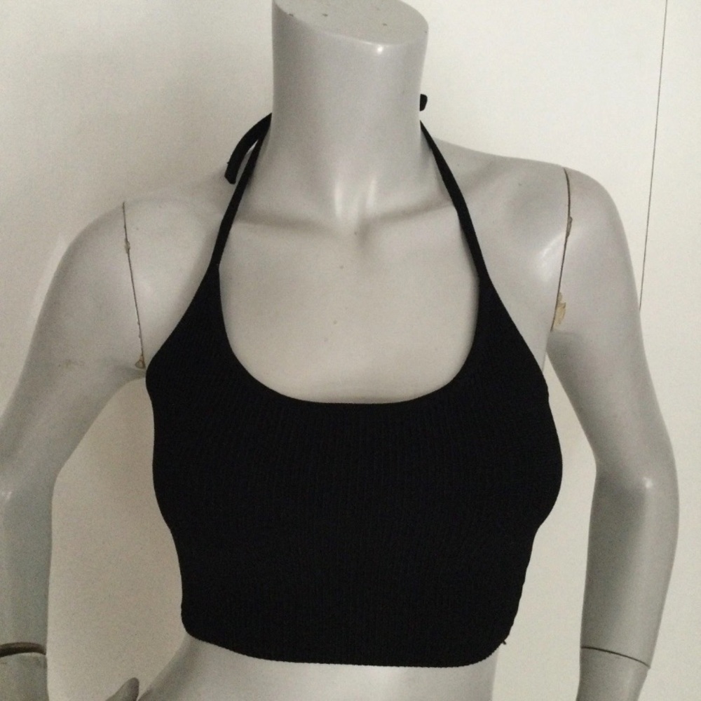 Babaton Black Bandeau Top
